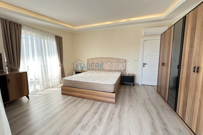 Purchase 3+1 penthouse duplex with furniture and sea view - Oba area, Alanya 10 