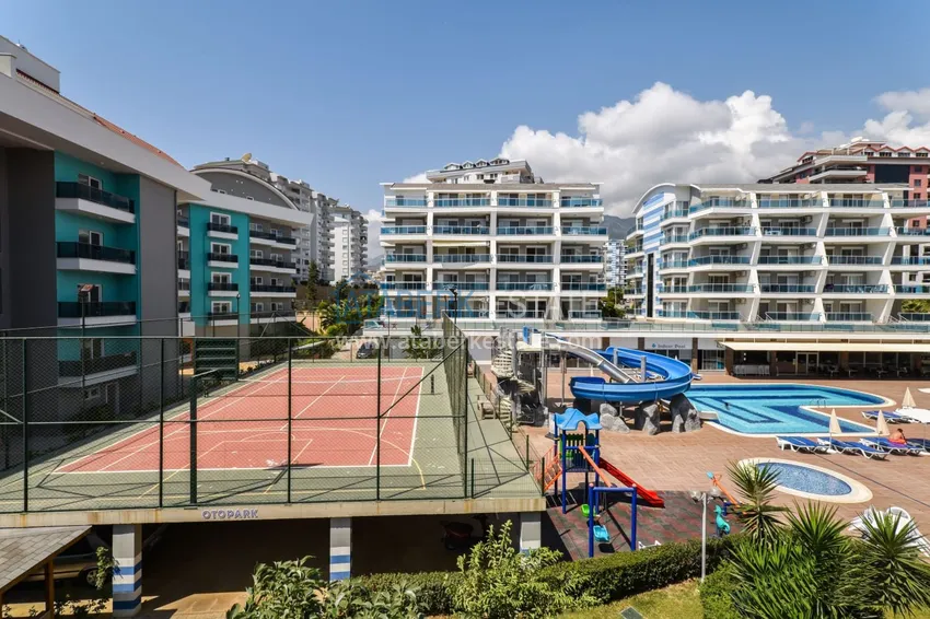 Furnished two-bedroom apartment in a well-maintained complex — Oba district, Alanya  10 