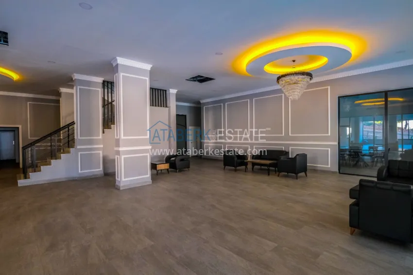 3+1 penthouse duplex with furniture and sea view - Oba area, Alanya 16 