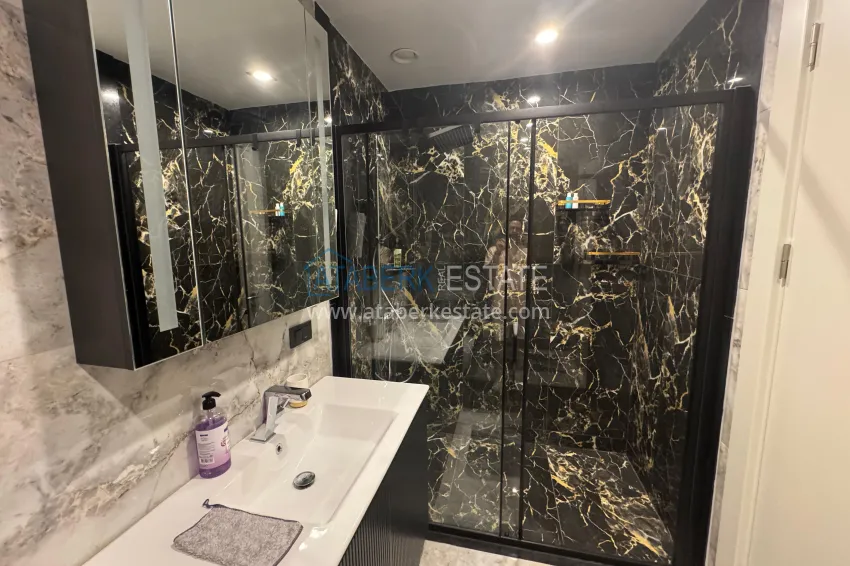 Purchase For long-term rent - stylish 2+1 turnkey apartment in a luxury hotel complex, Alanya, Turkler district I12 19