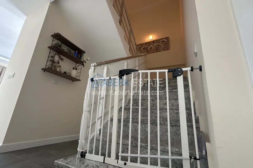 Purchase 3+1 penthouse duplex with furniture and sea view - Oba area, Alanya 18 