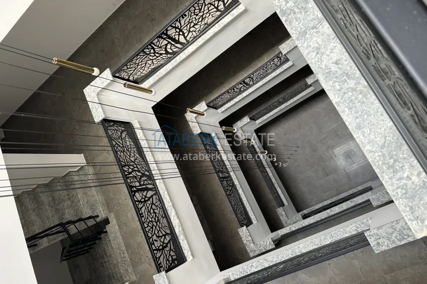 3+1 penthouse duplex with furniture and sea view - Oba area, Alanya 20 