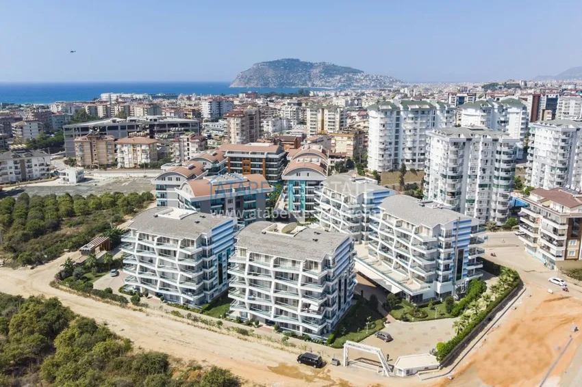 Furnished two-bedroom apartment in a well-maintained complex — Oba district, Alanya  2 
