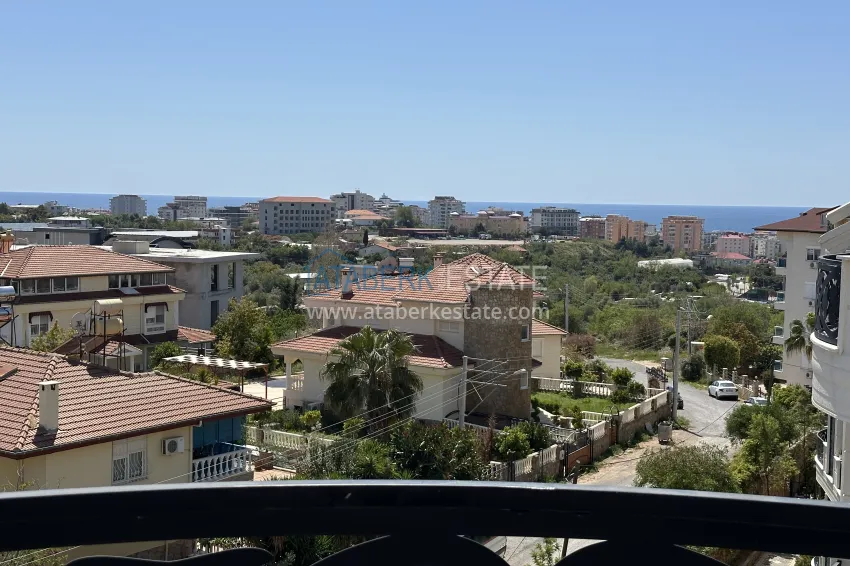 Purchase 3+1 penthouse duplex with furniture and sea view - Oba area, Alanya 23 
