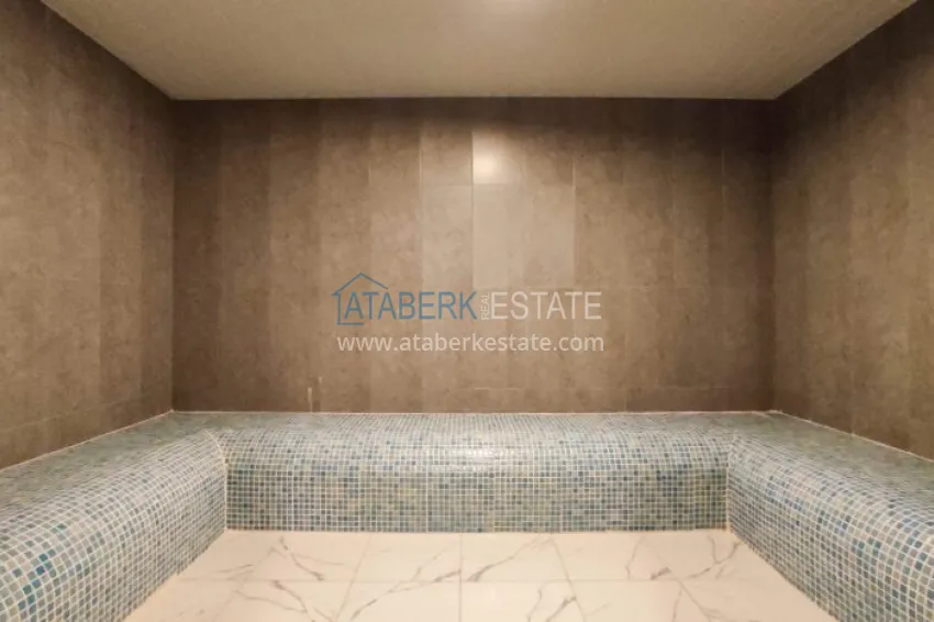 3+1 penthouse duplex with furniture and sea view - Oba area, Alanya 29 