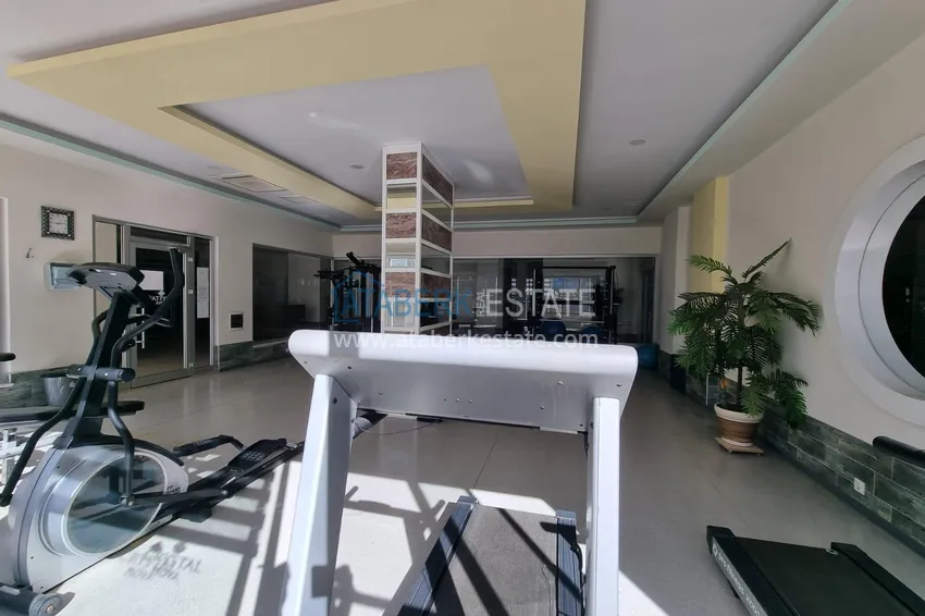 Furnished two-bedroom apartment in a well-maintained complex — Oba district, Alanya  27 