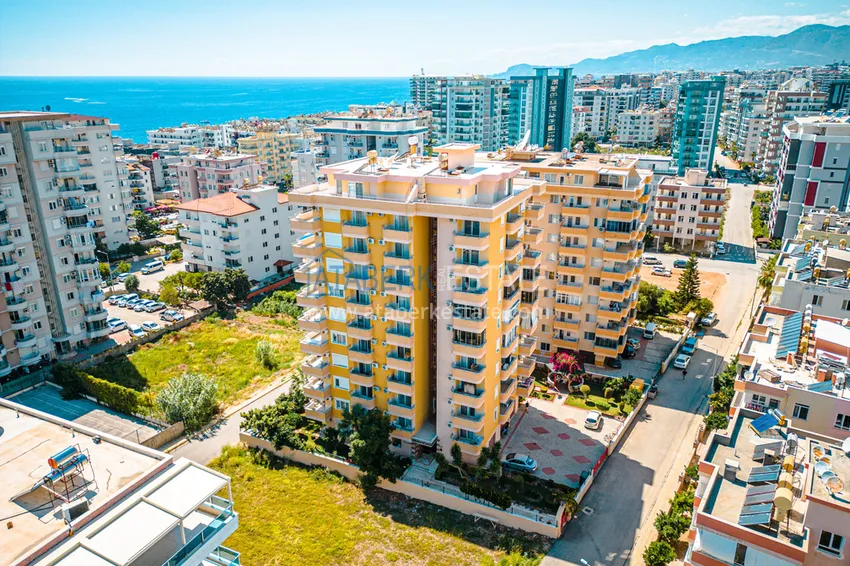 Spacious 2+1 apartment with furniture, sea and mountain views - Mahmutlar, Alanya 2 