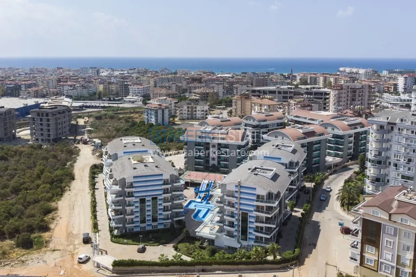 Furnished two-bedroom apartment in a well-maintained complex — Oba district, Alanya  1 