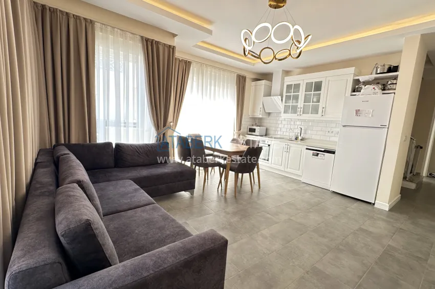 Purchase 3+1 penthouse duplex with furniture and sea view - Oba area, Alanya 3 