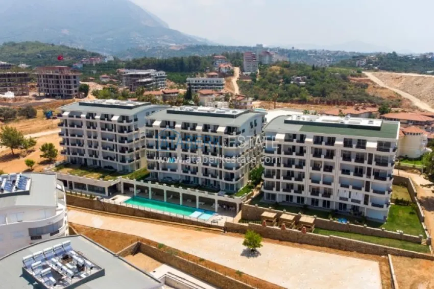 3+1 penthouse duplex with furniture and sea view - Oba area, Alanya 3 