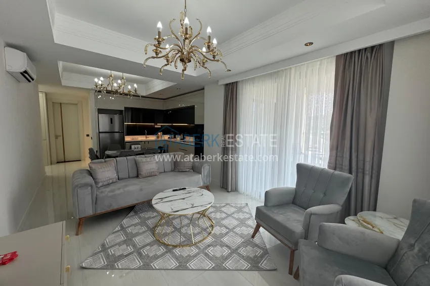 Purchase For long-term rent - stylish 2+1 turnkey apartment in a luxury hotel complex, Alanya, Turkler district I12 5