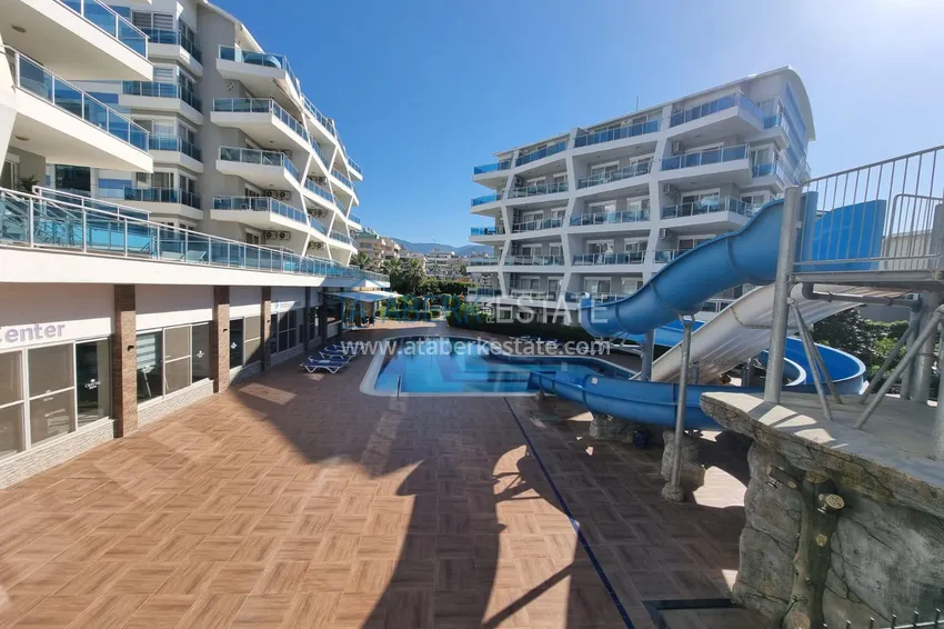 Furnished two-bedroom apartment in a well-maintained complex — Oba district, Alanya  7 