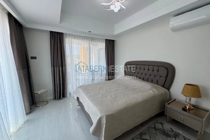 Purchase For long-term rent - stylish 2+1 turnkey apartment in a luxury hotel complex, Alanya, Turkler district I12 10