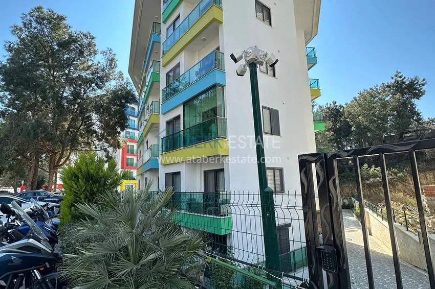 Furnished one-bedroom apartment in a comfortable complex — Avsallar district, Alanya 4 