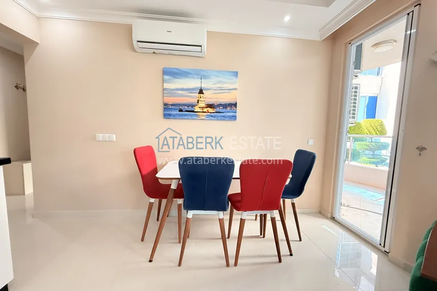 Purchase  Cleopatra, Alanya Center. Apartment 1+1 with furniture. Suitable for a residence permit. 500 meters from the sea 10 