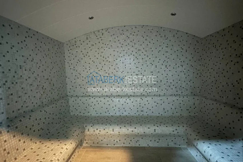 Furnished one-bedroom apartment in a comfortable complex — Avsallar district, Alanya 12 