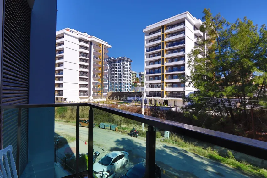 Purchase  Furnished 1+1 apartment in a complex with infrastructure — Avsallar district, Alanya  13 