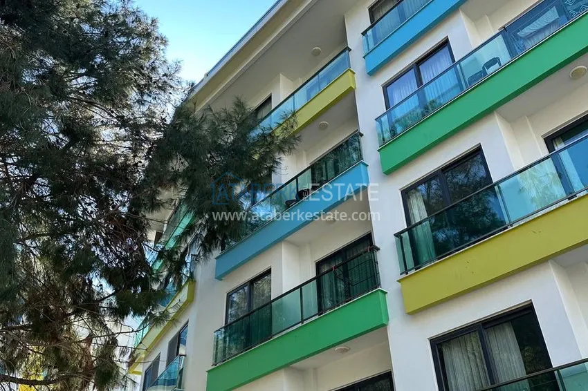 Furnished one-bedroom apartment in a comfortable complex — Avsallar district, Alanya 3 