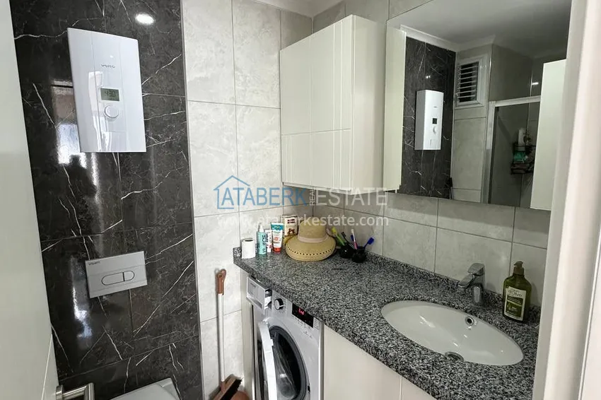 Purchase  Furnished one-bedroom apartment in a comfortable complex — Avsallar district, Alanya 8 