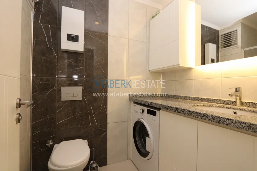 Purchase  Furnished 1+1 apartment in a complex with infrastructure — Avsallar district, Alanya  9 
