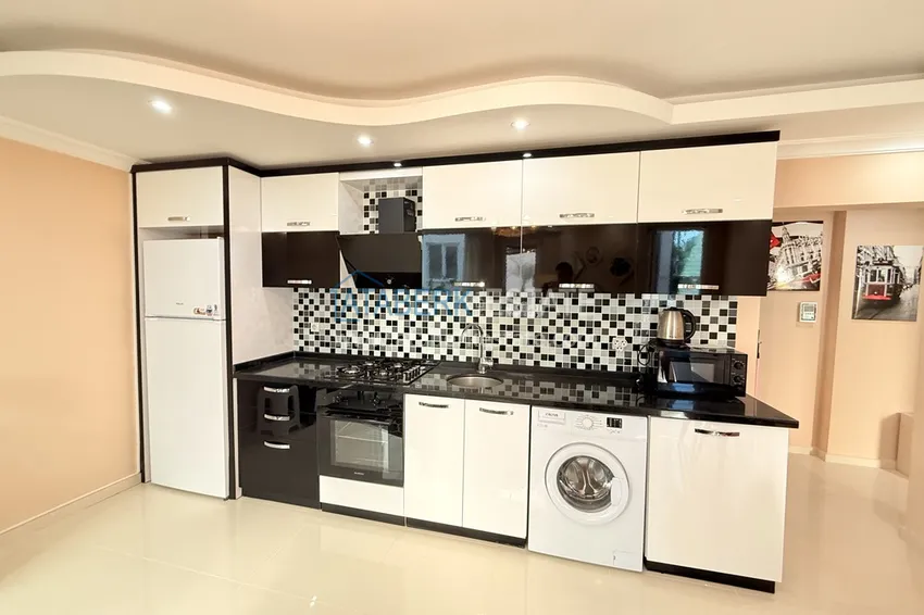 Purchase  Cleopatra, Alanya Center. Apartment 1+1 with furniture. Suitable for a residence permit. 500 meters from the sea 9 