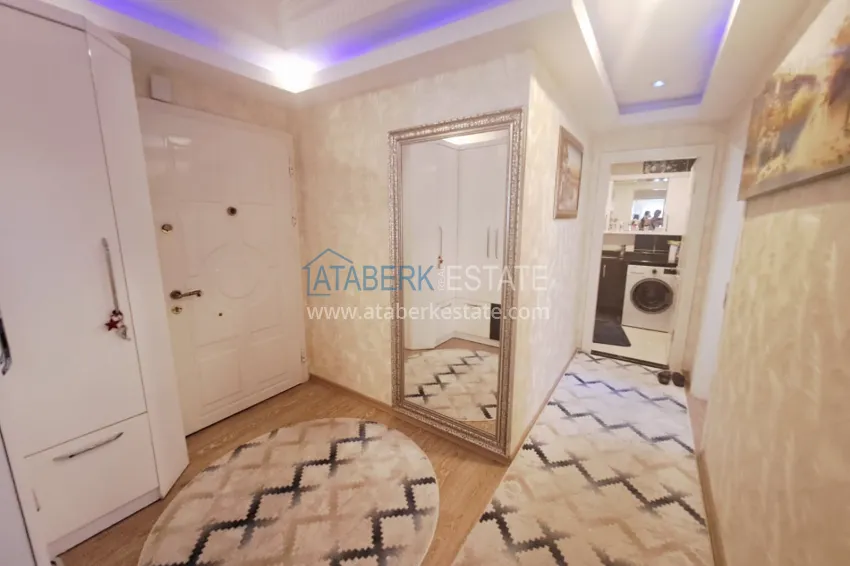 Purchase Apartment 2+1 furnished from the owner in the Cleopatra area, Alanya center — suitable for a residence permit 1 