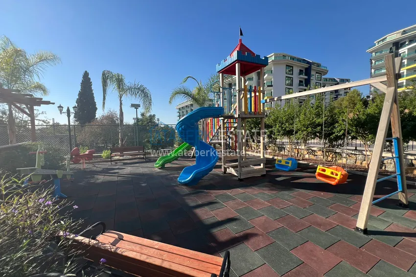 3+1 penthouse duplex with sea view - Kargicak, Alanya 11 