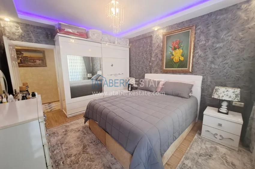 Purchase Apartment 2+1 furnished from the owner in the Cleopatra area, Alanya center — suitable for a residence permit 13 