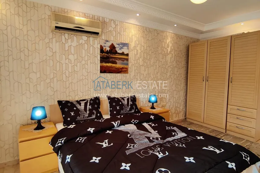 Purchase Furnished 2+1 apartment overlooking the sea and the mountain river Dim-Chay, Tosmur district — Alanya 15 