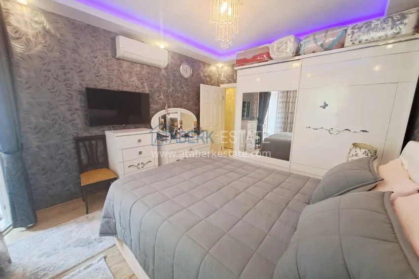 Purchase Apartment 2+1 furnished from the owner in the Cleopatra area, Alanya center — suitable for a residence permit 15 