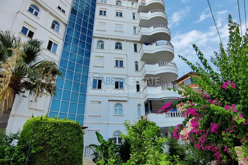 Furnished 2+1 apartment overlooking the sea and the mountain river Dim-Chay, Tosmur district — Alanya 2 