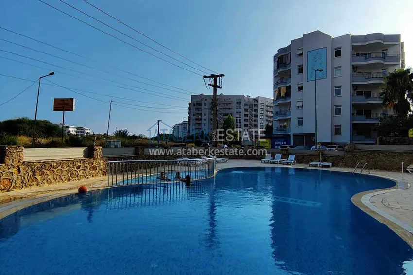 Furnished 2+1 apartment overlooking the sea and the mountain river Dim-Chay, Tosmur district — Alanya 3 