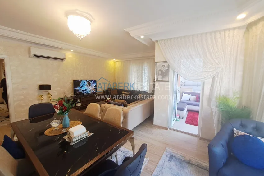 Purchase Apartment 2+1 furnished from the owner in the Cleopatra area, Alanya center — suitable for a residence permit 6 