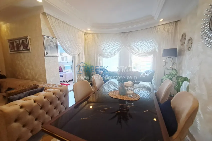 Purchase Apartment 2+1 furnished from the owner in the Cleopatra area, Alanya center — suitable for a residence permit 7 