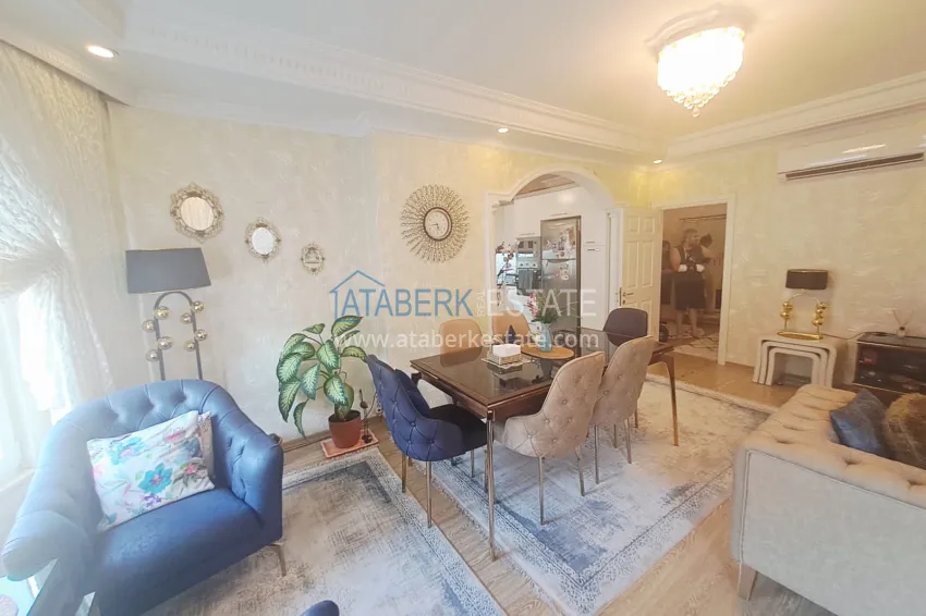 Purchase Apartment 2+1 furnished from the owner in the Cleopatra area, Alanya center — suitable for a residence permit 8 