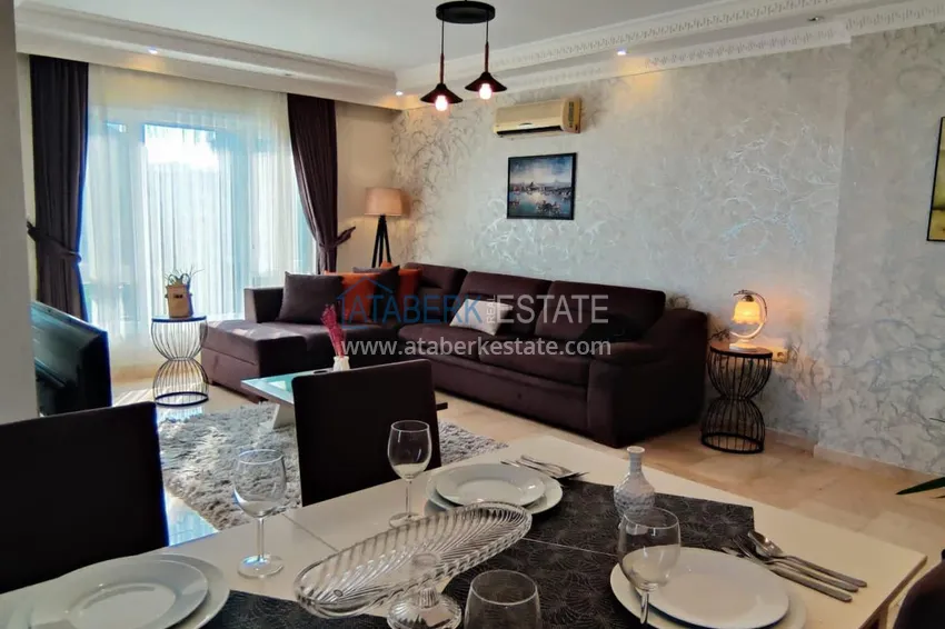 Purchase Furnished 2+1 apartment overlooking the sea and the mountain river Dim-Chay, Tosmur district — Alanya 10 
