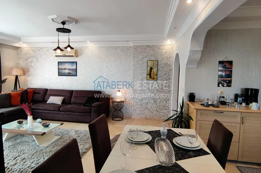 Purchase Furnished 2+1 apartment overlooking the sea and the mountain river Dim-Chay, Tosmur district — Alanya 11 