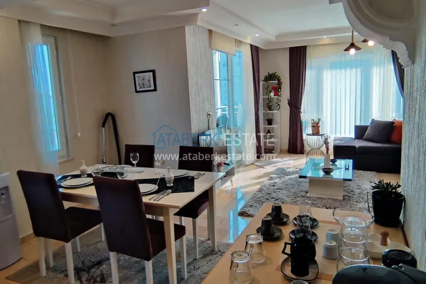 Purchase Furnished 2+1 apartment overlooking the sea and the mountain river Dim-Chay, Tosmur district — Alanya 12 