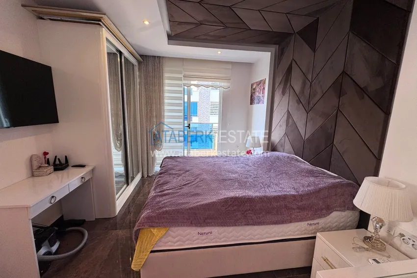 Purchase  4+1 penthouse duplex with furniture in a luxury complex — Mahmutlar, Alanya 10 