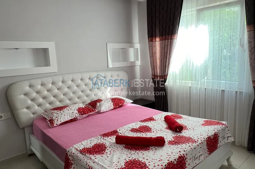 Purchase  1+1 apartment with furniture and a glazed balcony in Oba, Alanya - 5 minutes from the sea 11 
