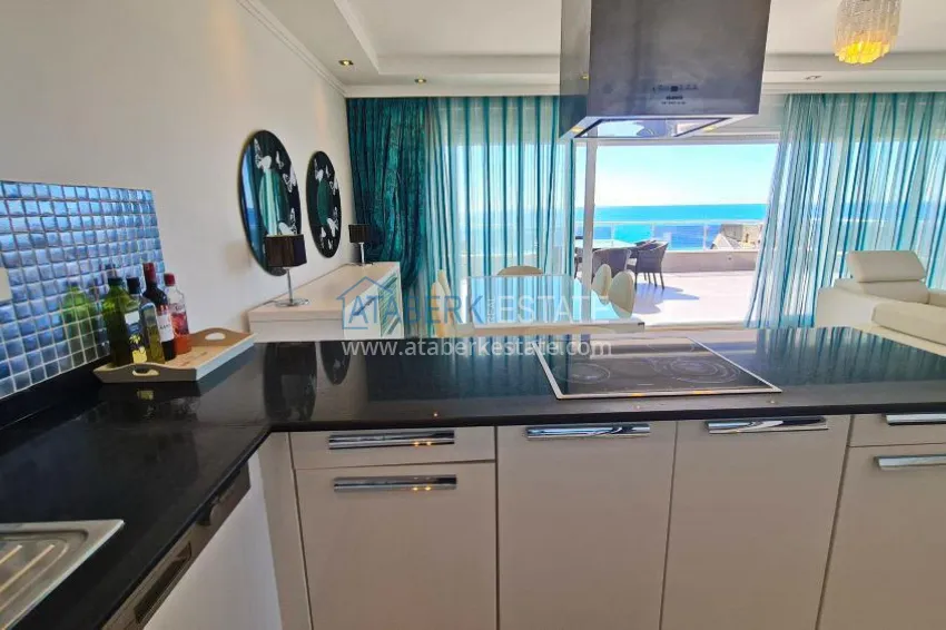 Purchase Furnished panoramic duplex with full sea view - Konakli, Alanya 11 