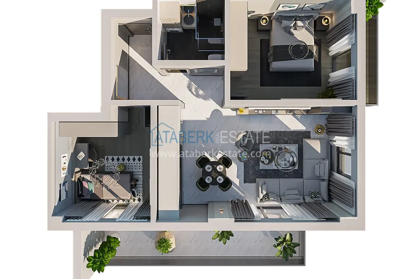 Buy cheap The first project in Alanya with a natural gas system — sales start, Upper Oba district 5