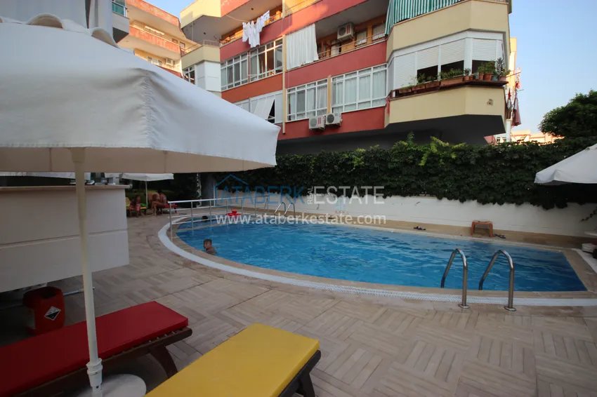 1+1 apartment with furniture and a glazed balcony in Oba, Alanya - 5 minutes from the sea 11 