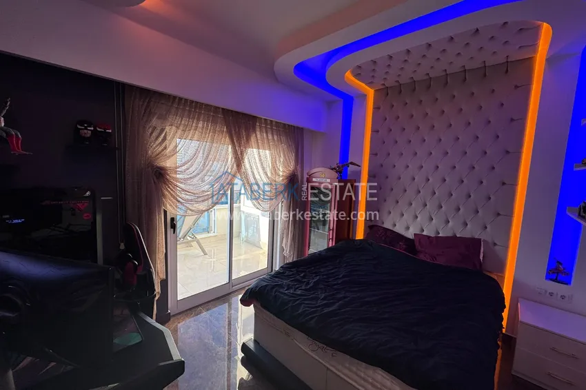 Purchase  4+1 penthouse duplex with furniture in a luxury complex — Mahmutlar, Alanya 15 