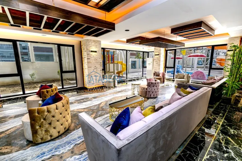 4+1 penthouse duplex with furniture in a luxury complex — Mahmutlar, Alanya 16 