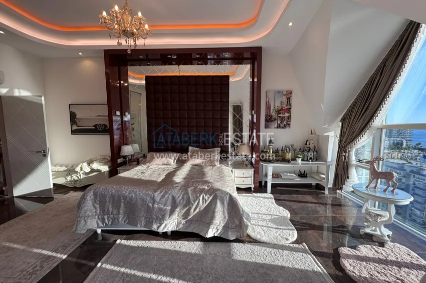 Purchase  4+1 penthouse duplex with furniture in a luxury complex — Mahmutlar, Alanya 18 