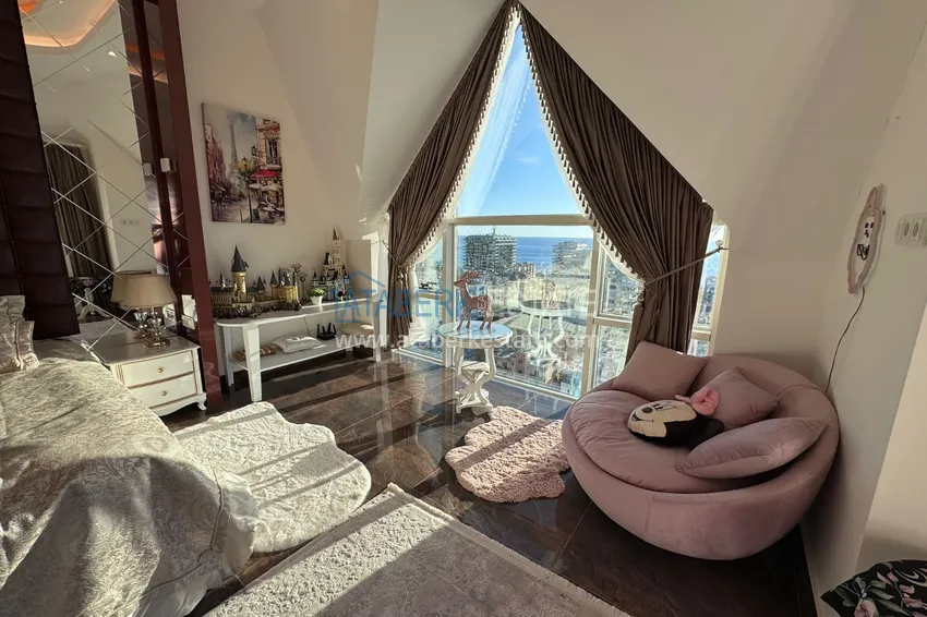 Purchase  4+1 penthouse duplex with furniture in a luxury complex — Mahmutlar, Alanya 19 