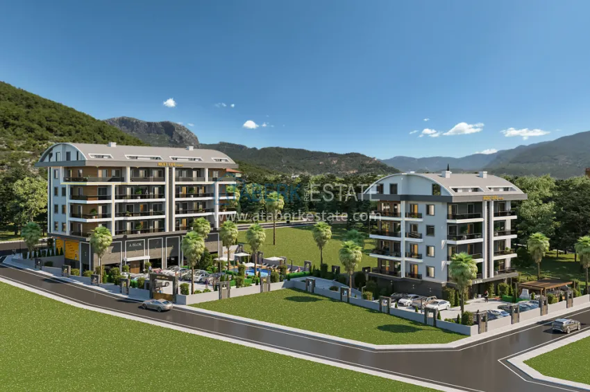 The first project in Alanya with a natural gas system — sales start, Upper Oba district 7