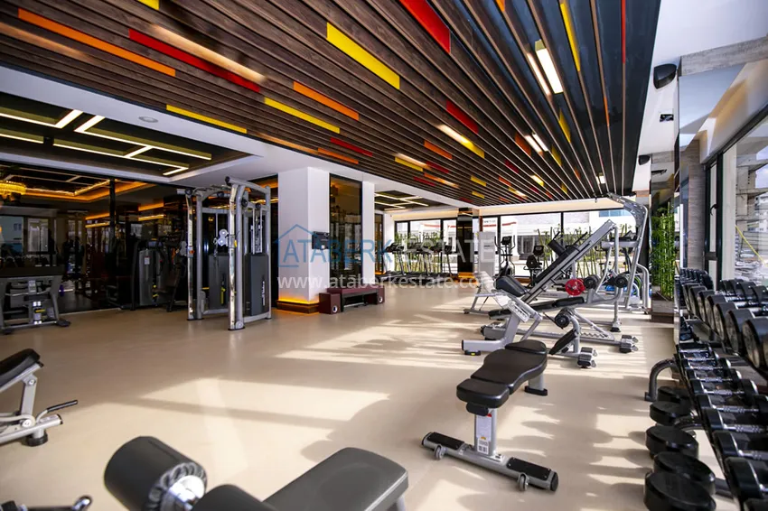 4+1 penthouse duplex with furniture in a luxury complex — Mahmutlar, Alanya 19 