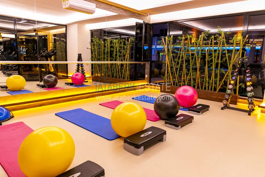 4+1 penthouse duplex with furniture in a luxury complex — Mahmutlar, Alanya 21 